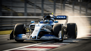 Carlos Sainz in Williams Formule 1 auto