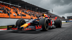 Max Verstappen in Red Bull RB22 bij Circuit Zandvoort tijdens Dutch Grand Prix 2026